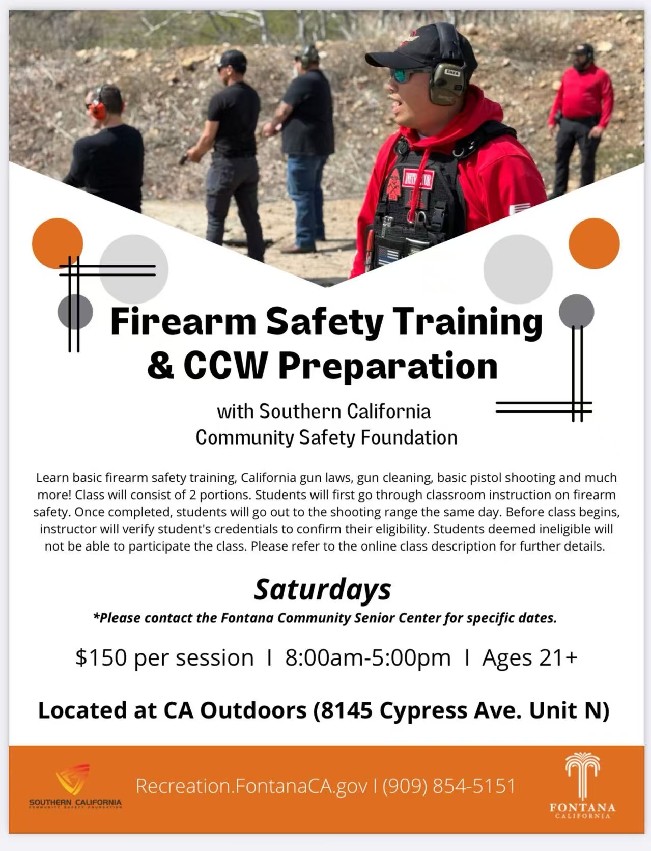 Firearm Safety Training & CCW Preparation