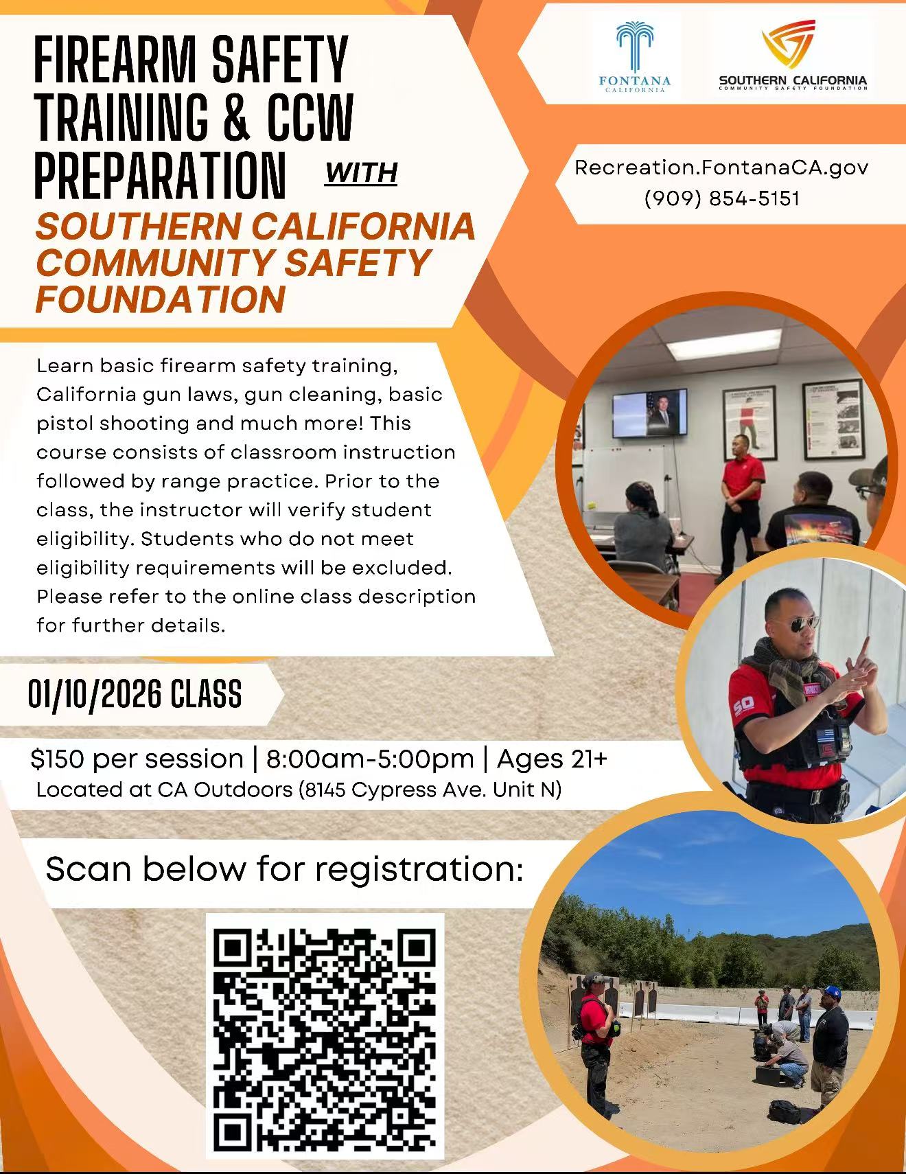 Firearm Safety Training & CCW Preparation